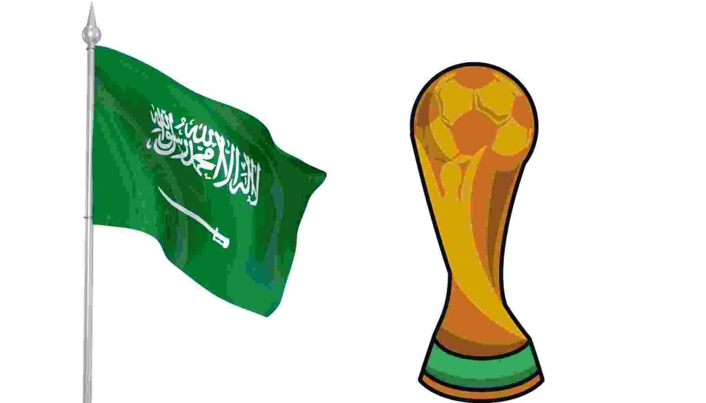 السعودية تعلن عن هويتها الرسمية لاستضافة مونديال 2034 رؤية معًا. ننمو