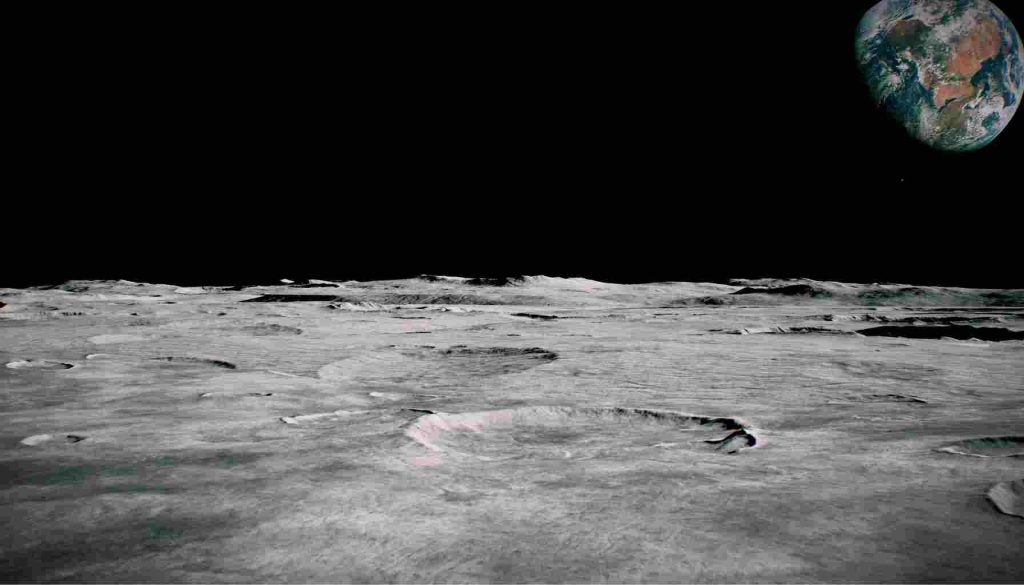 كيف يبدو سطح القمر